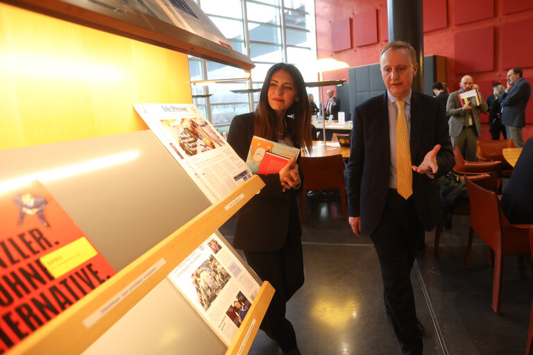 Photo 13 : Opening of the Victoria Amelina Reading Space