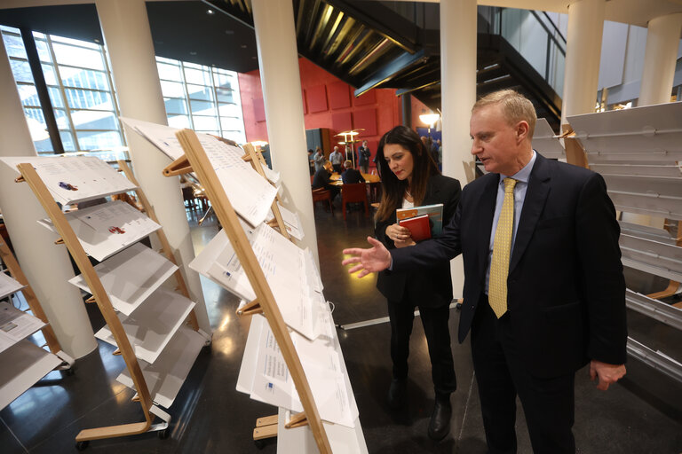 Valokuva 14: Opening of the Victoria Amelina Reading Space