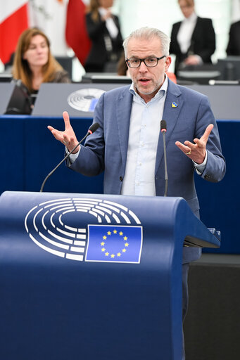 Fotografi 22: EP Plenary session - White paper on the future of European defence