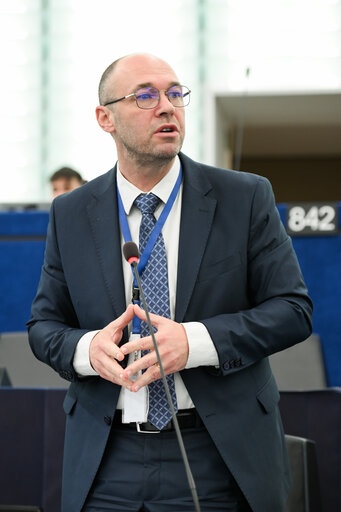 Fotografija 1: EP Plenary session - White paper on the future of European defence