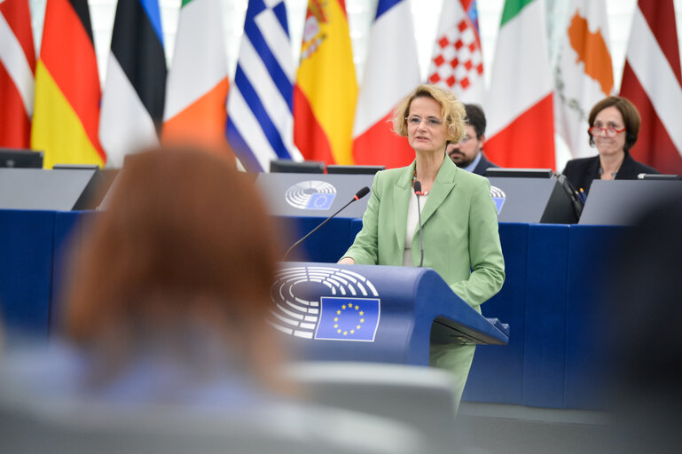 Valokuva 6: EP Plenary session - Clean Industrial Deal