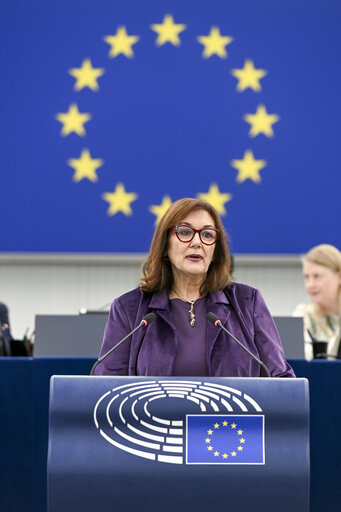 Fotografie 31: EP Plenary session - The need for EU support towards a just transition and reconstruction in Syria