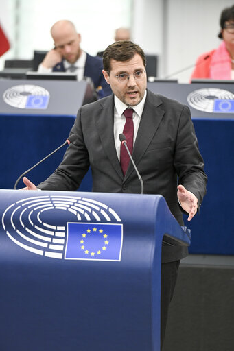 Снимка 19: EP Plenary session - The need for EU support towards a just transition and reconstruction in Syria