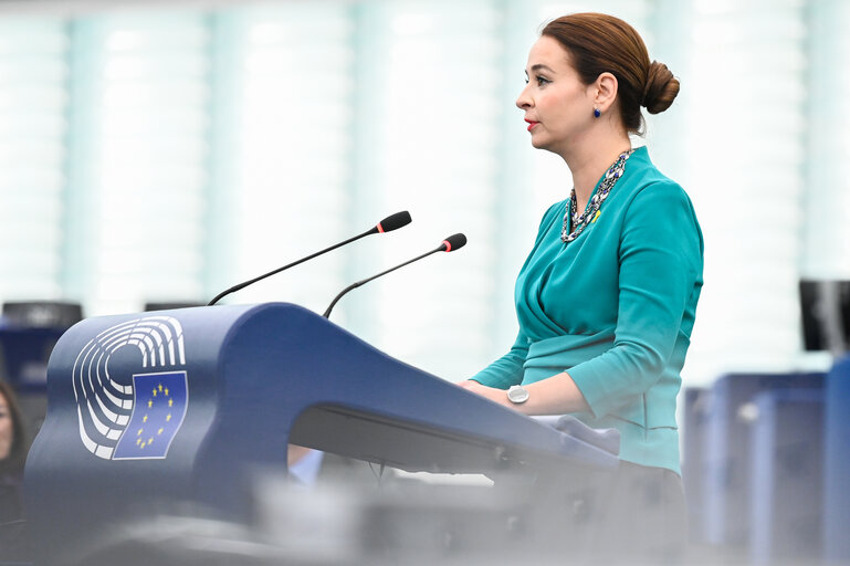 Φωτογραφία 2: EP Plenary session - Deteriorating situation in Gaza following the non-extension of the ceasefire