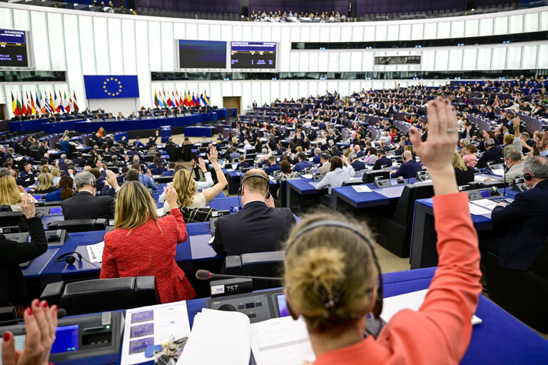 Fotografie 35: EP Plenary session - Voting session