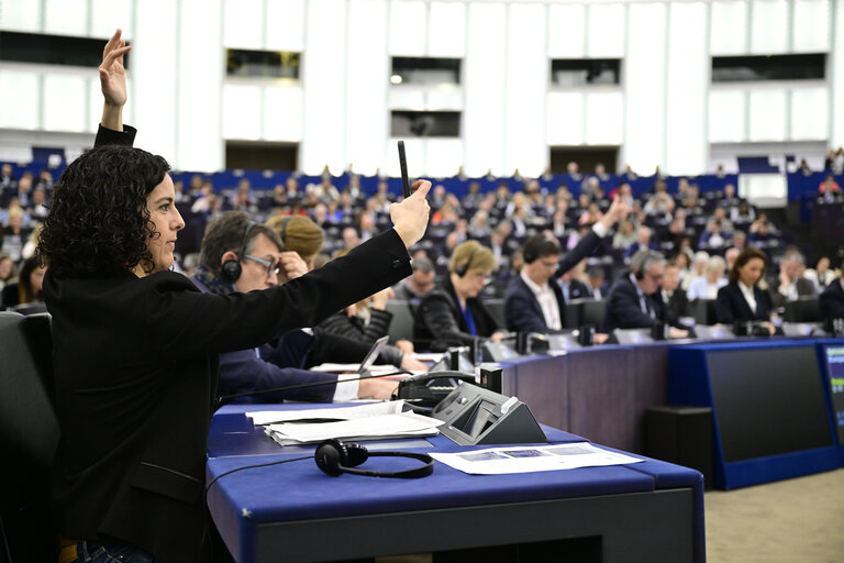 Photo 32: EP Plenary session - Voting session