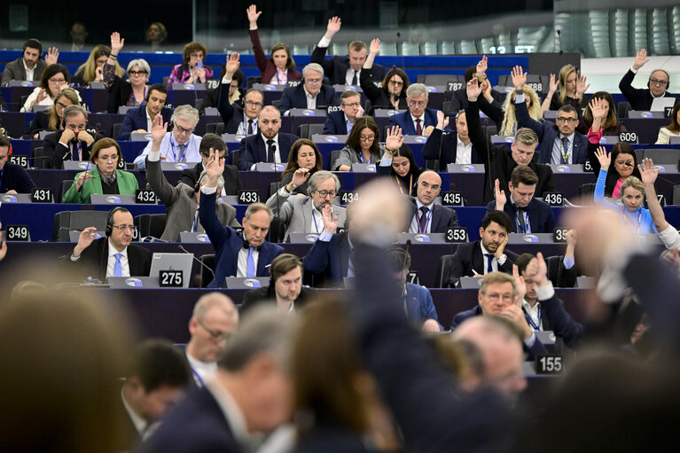 Fotó 28: EP Plenary session - Voting session