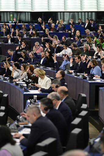 Fotografie 34: EP Plenary session - Voting session