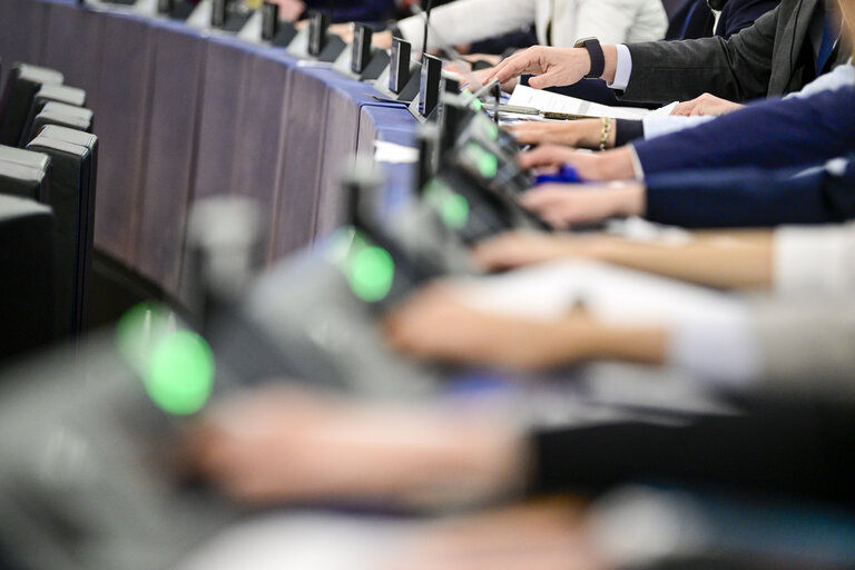 Valokuva 33: EP Plenary session - Voting session