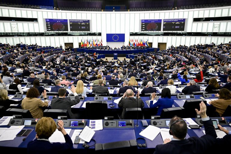 Foto 15: EP Plenary session - Voting session