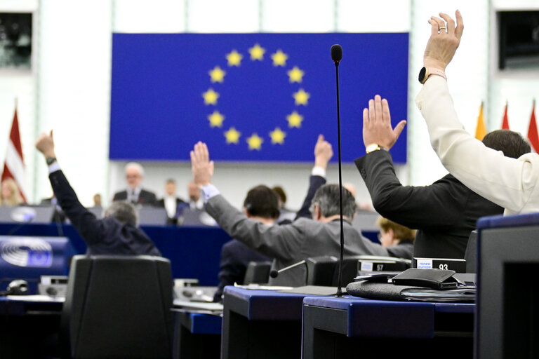 Foto 18: EP Plenary session - Voting session