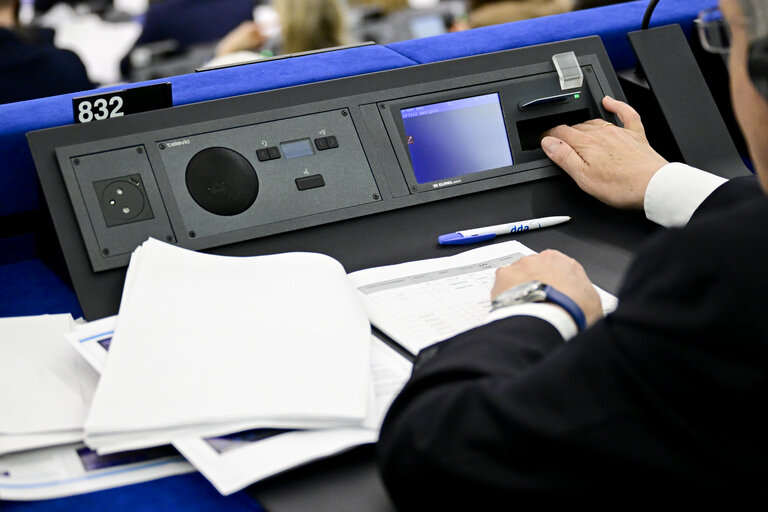 Φωτογραφία 13: EP Plenary session - Voting session