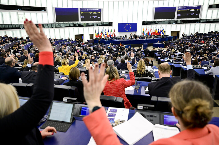 Fotografi 1: EP Plenary session - Voting session