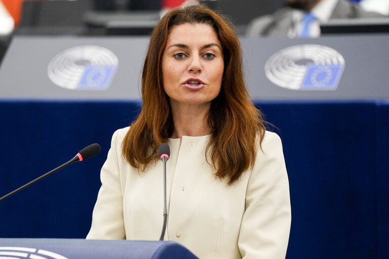 Billede 39: EP Plenary session - 100 days of the new Commission – Delivering on Defence, Competitiveness, Simplification and Migration as our priorities