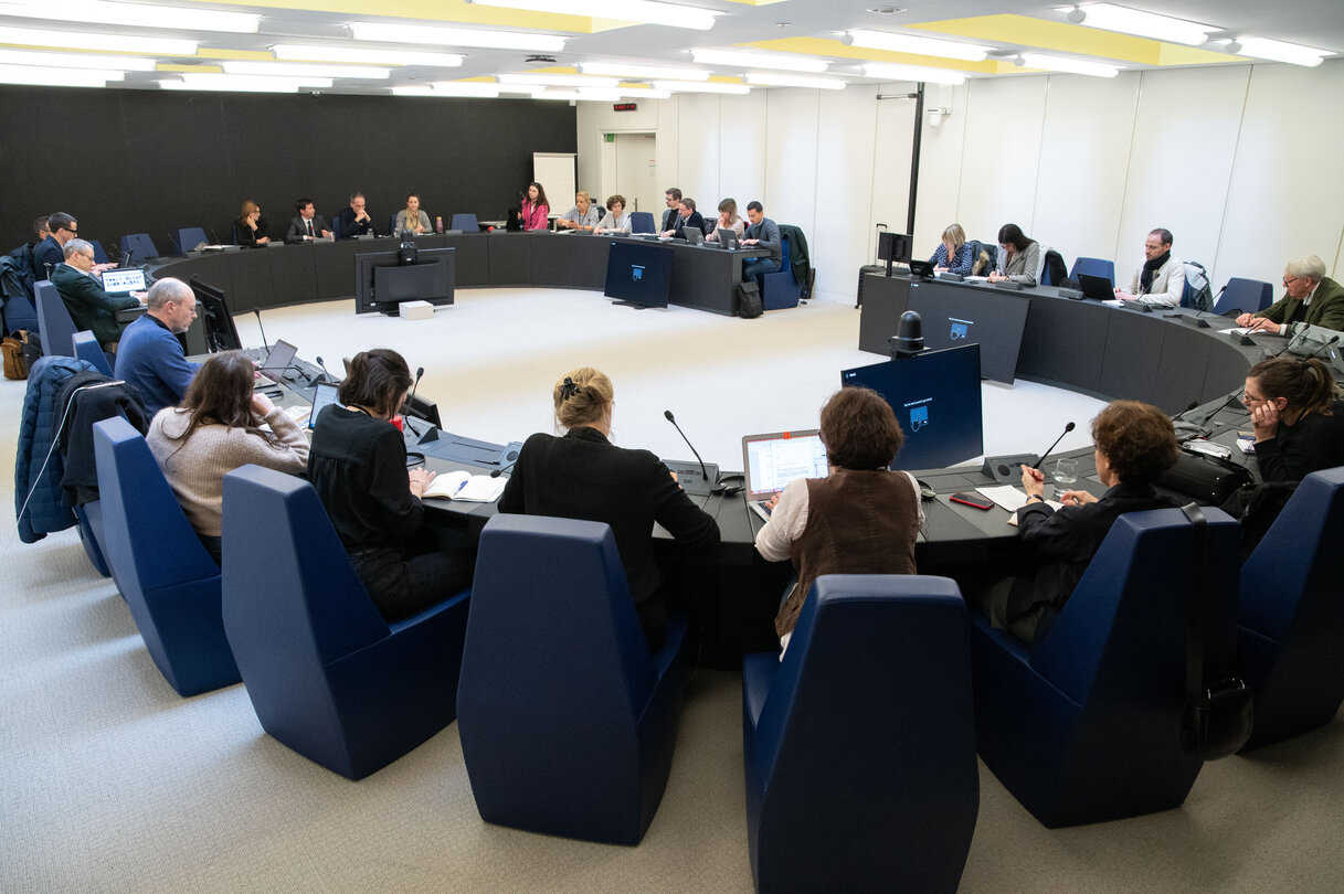 François-Xavier BELLAMY and Raphaël GLUCKSMANN meet with journalists