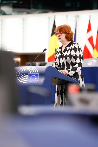 Fotografie 32: EP Plenary session - Social and employment aspects of restructuring processes: the need to protect jobs and workers’ rights