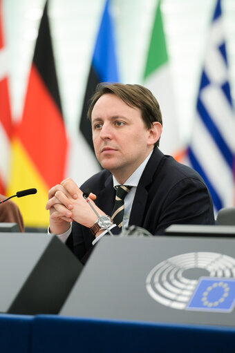 Photo 38: EP Plenary session - Accelerating the phase-out of Russian gas and other Russian energy commodities in the EU