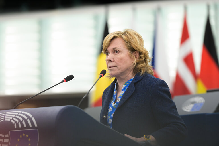 Fotografija 32: EP Plenary session - Accelerating the phase-out of Russian gas and other Russian energy commodities in the EU