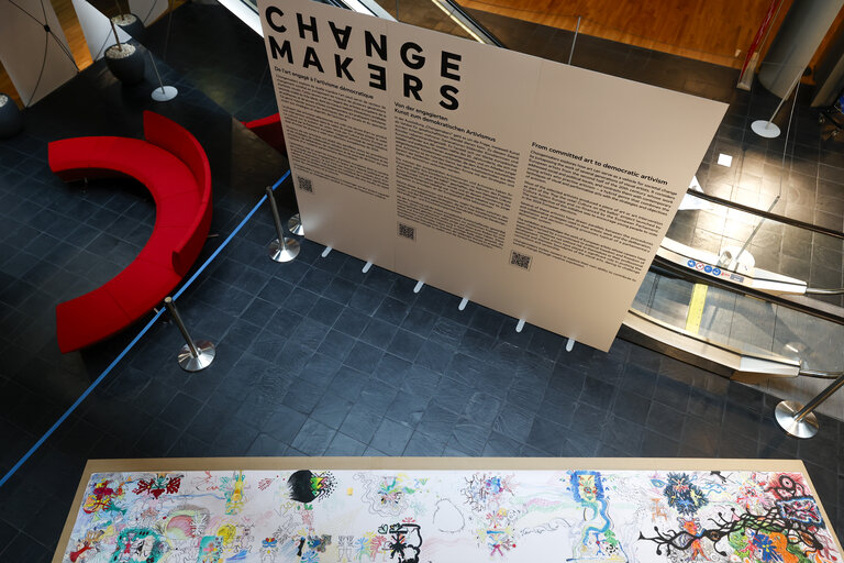 Photo 6 : Changemakers exhibition.Opening