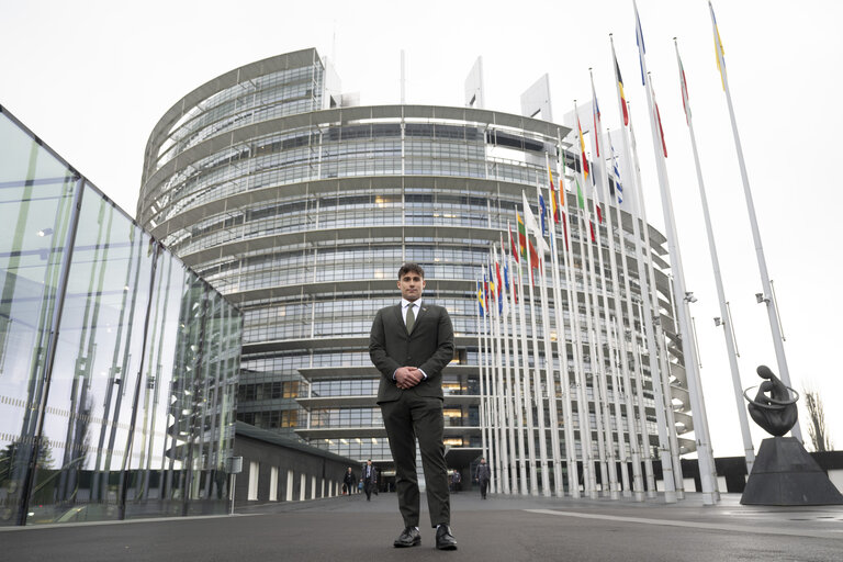 Foto 4: Lukas SIEPER in the EP in Strasbourg