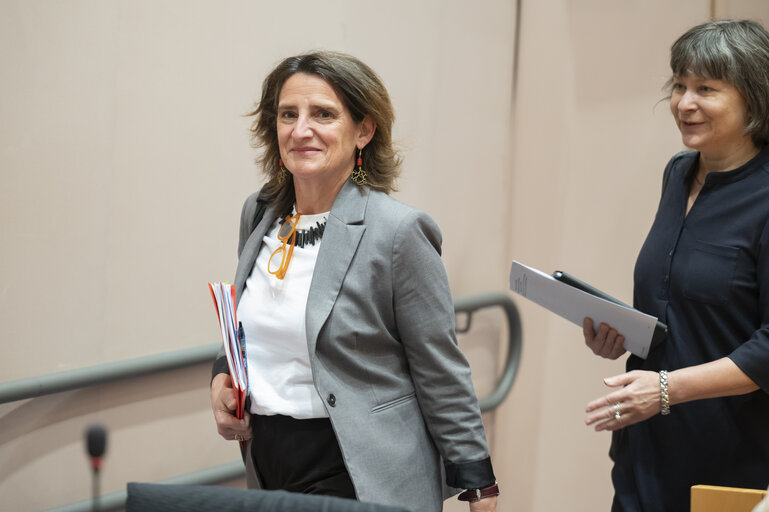 Fotografie 38: ENVI - Exchange of views with Teresa Ribera, Executive Vice-President for a clean, just and competitive transition, in particular in view of the publication of the Clean Industrial Deal communication