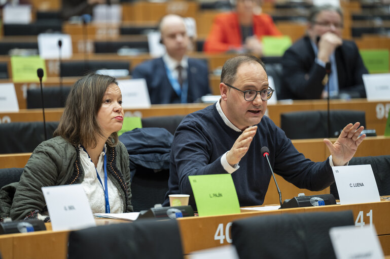 Fotografie 15: ENVI - Exchange of views with Teresa Ribera, Executive Vice-President for a clean, just and competitive transition, in particular in view of the publication of the Clean Industrial Deal communication