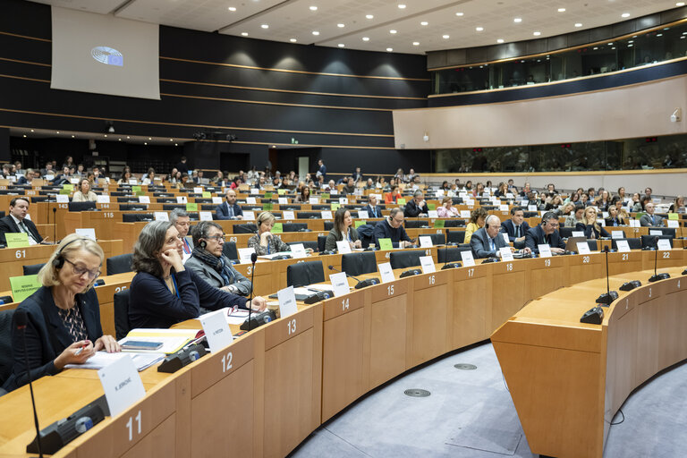 Fotografie 21: ENVI - Exchange of views with Teresa Ribera, Executive Vice-President for a clean, just and competitive transition, in particular in view of the publication of the Clean Industrial Deal communication