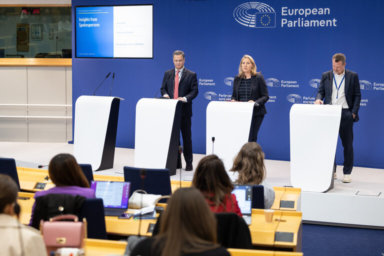 Foto 10: Training Programme for Young European Journalists - Press point: Discussion with MEPs about the Multiannual Financial Framework (MFF)