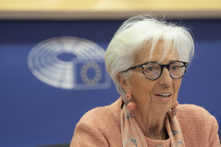 Foto 18: Monetary Dialogue with Christine Lagarde, President of the European Central Bank