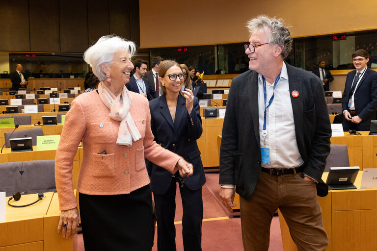 Fotografie 27: Monetary Dialogue with Christine Lagarde, President of the European Central Bank