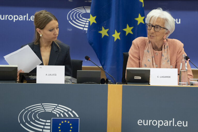 Fotografie 12: Monetary Dialogue with Christine Lagarde, President of the European Central Bank