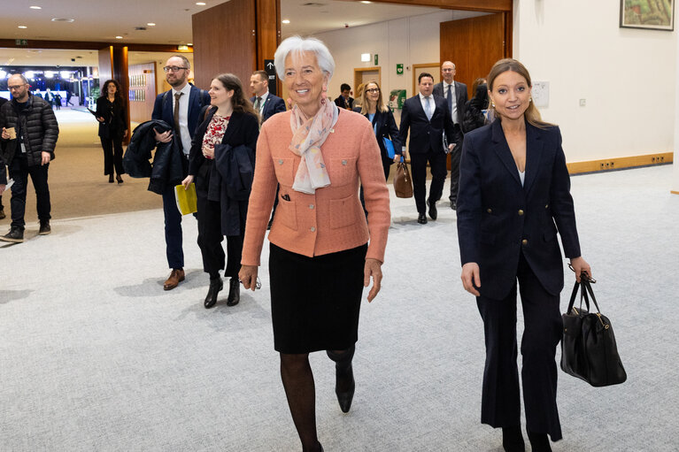 Fotografie 31: Monetary Dialogue with Christine Lagarde, President of the European Central Bank