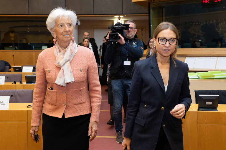 Foto 26: Monetary Dialogue with Christine Lagarde, President of the European Central Bank