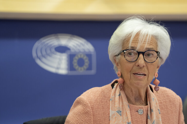 Foto 17: Monetary Dialogue with Christine Lagarde, President of the European Central Bank