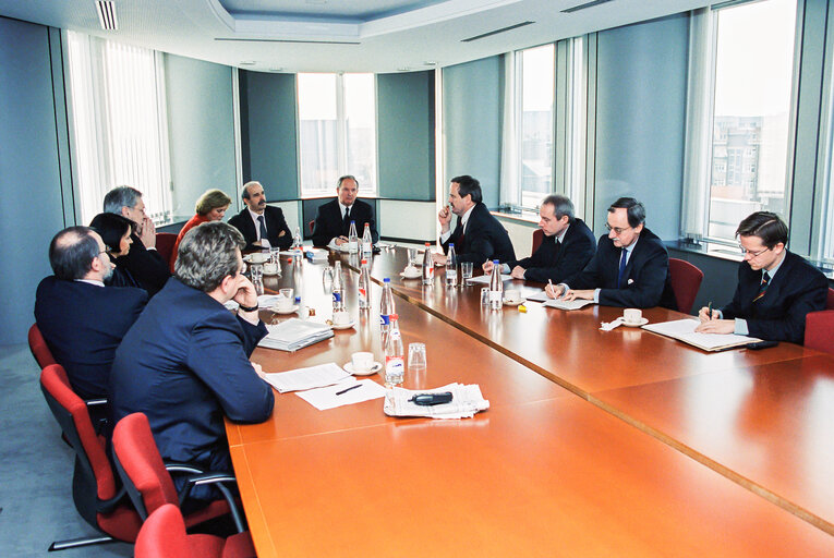 Meeting in the EP in Brussels