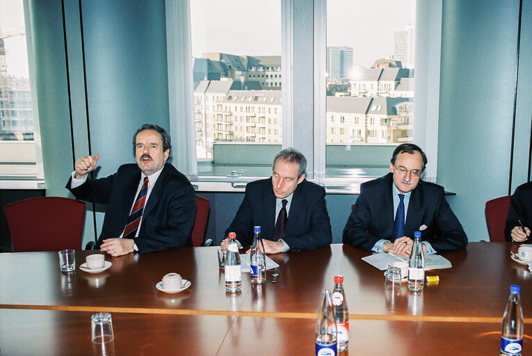 Meeting in the EP in Brussels