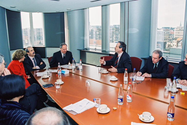 Meeting in the EP in Brussels