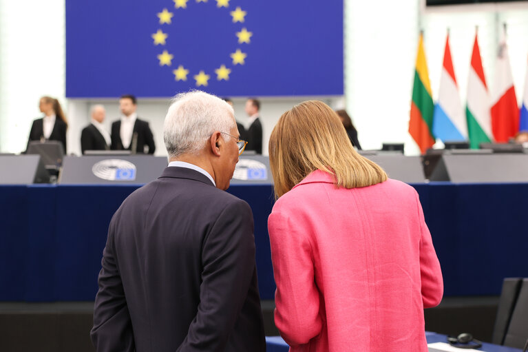 Photo 3: EP Plenary session - Conclusions of the European Council meeting of 20 March 2025