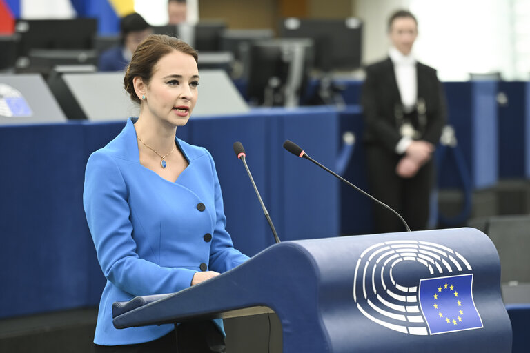 Photo 26: EP Plenary session - Dramatic situation in Gaza and the need for an immediate return to the full implementation of the ceasefire and hostage release agreement