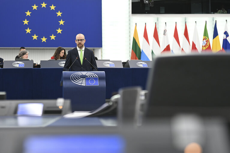 Photo 20: EP Plenary session - Dramatic situation in Gaza and the need for an immediate return to the full implementation of the ceasefire and hostage release agreement