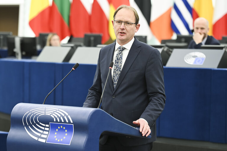 Photo 31: EP Plenary session - Dramatic situation in Gaza and the need for an immediate return to the full implementation of the ceasefire and hostage release agreement