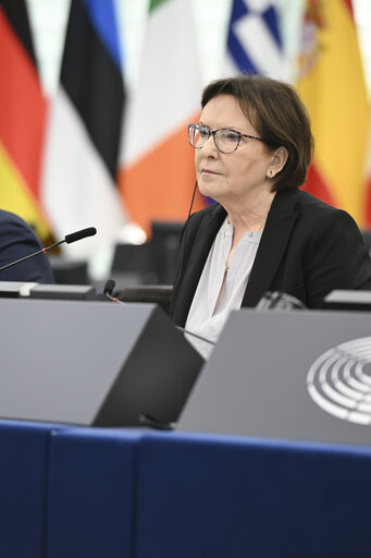 Photo 15: EP Plenary session - Dramatic situation in Gaza and the need for an immediate return to the full implementation of the ceasefire and hostage release agreement