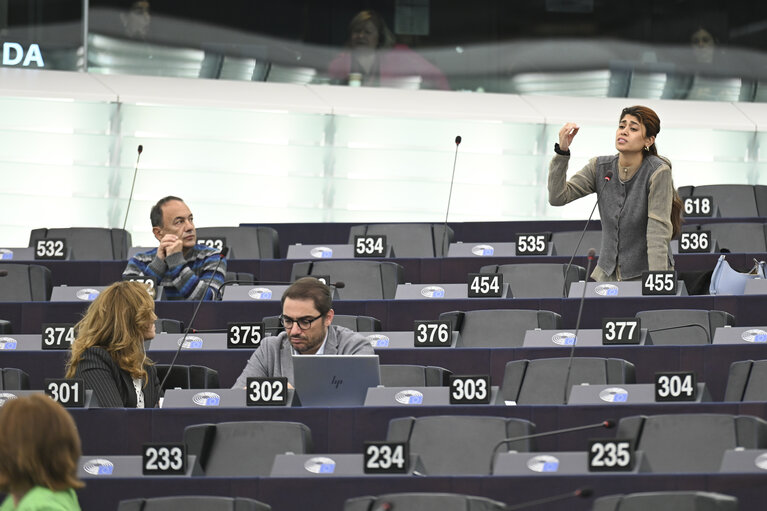 Photo 19: EP Plenary session - Dramatic situation in Gaza and the need for an immediate return to the full implementation of the ceasefire and hostage release agreement