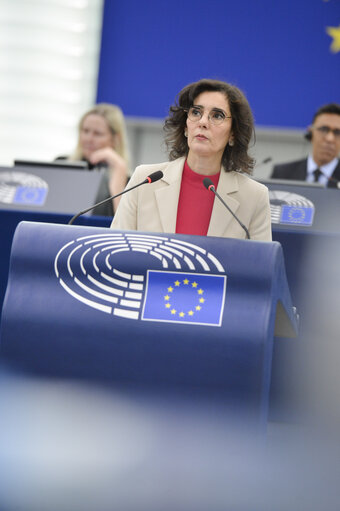 Photo 10: EP Plenary session - Threat to freedom of expression in Algeria: the five-year prison sentence of French writer Boualem Sansal