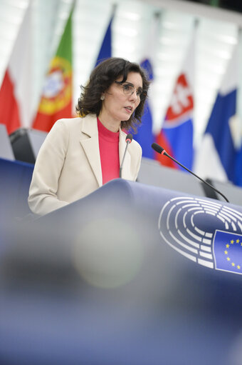 Photo 9: EP Plenary session - Threat to freedom of expression in Algeria: the five-year prison sentence of French writer Boualem Sansal