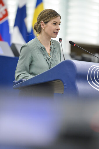 Photo 6: EP Plenary session - Threat to freedom of expression in Algeria: the five-year prison sentence of French writer Boualem Sansal