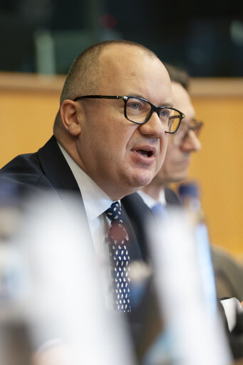Fotografija 17: JURI - Exchange of views on the priorities of the Polish Presidency with the Minister of Justice Adam Bodnar