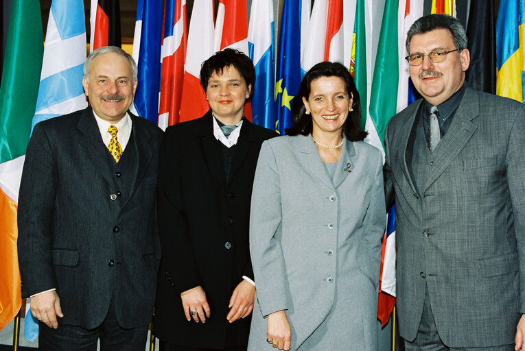 German EPP members in the EP in Strasbourg