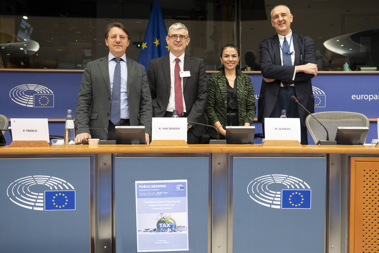 Fotografija 16: FISC - Public hearing on ' The Role of Tax in Aligning the Green Transition and Competitiveness '