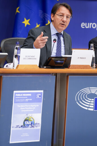 Fotografija 14: FISC - Public hearing on ' The Role of Tax in Aligning the Green Transition and Competitiveness '